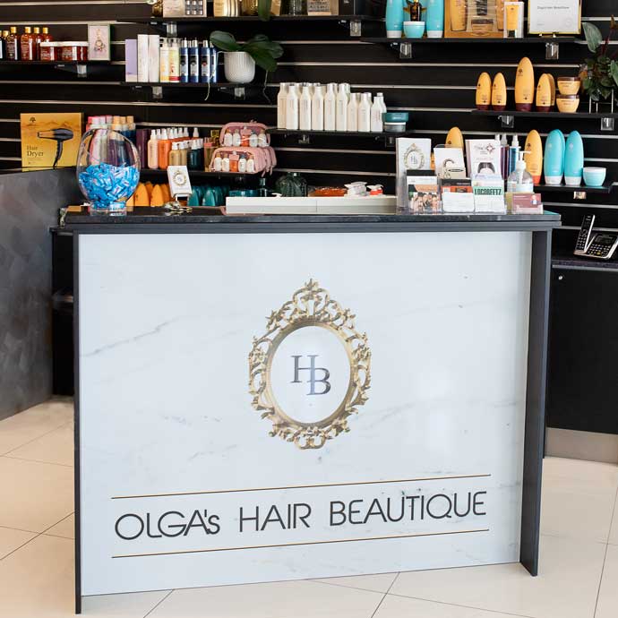 Photo of Olga's hair Beautique reception