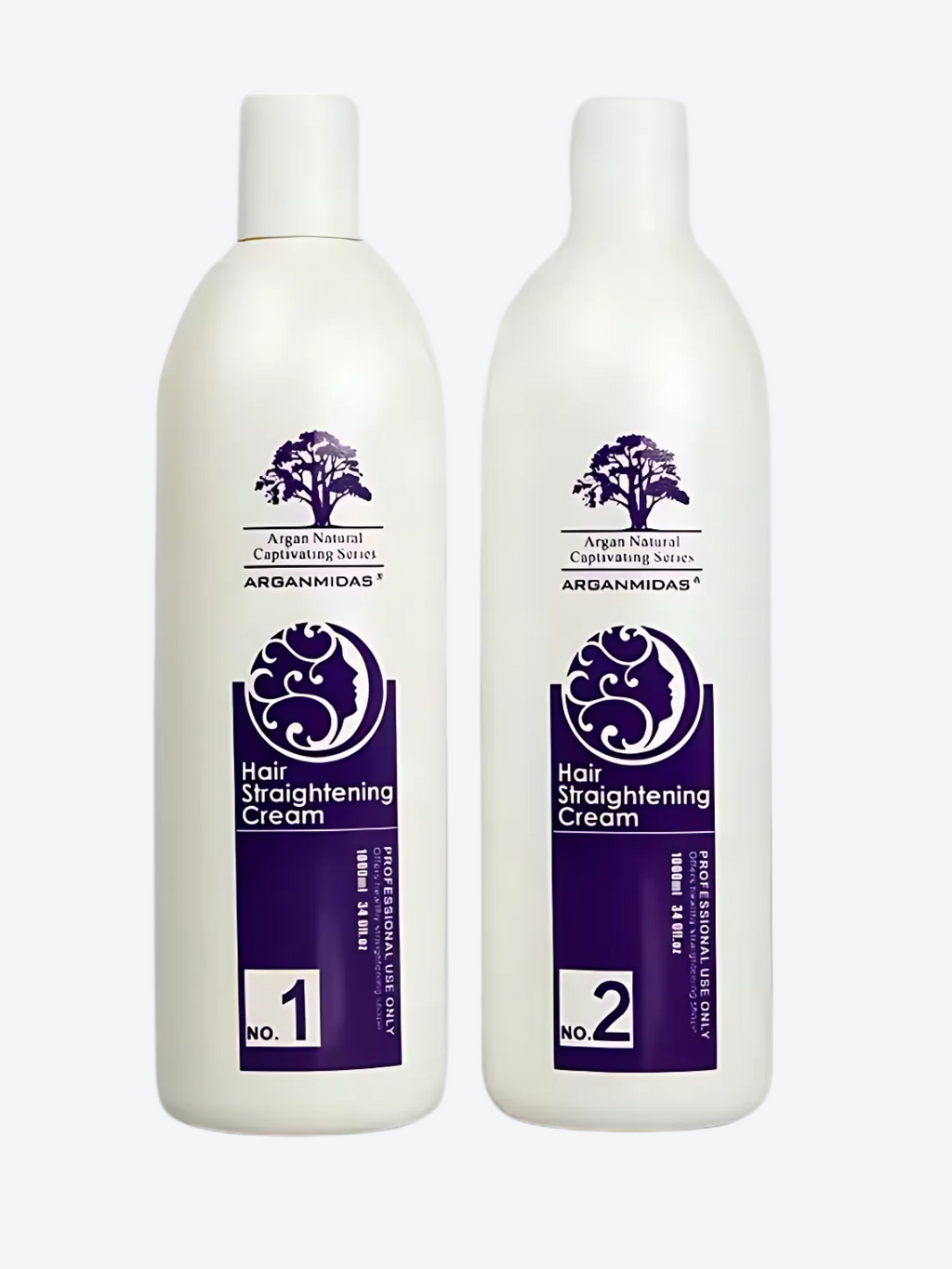 Permanent Hair Straightening Cream (No.1 & No.2) My Store