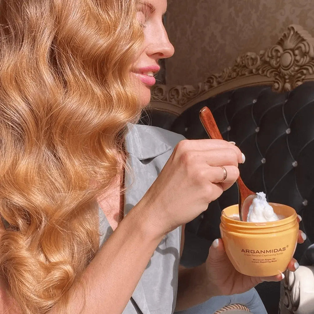 Arganmidas Luxury Moroccan Argan oil Hydration and Colour protect Hair Care Gift Set My Store